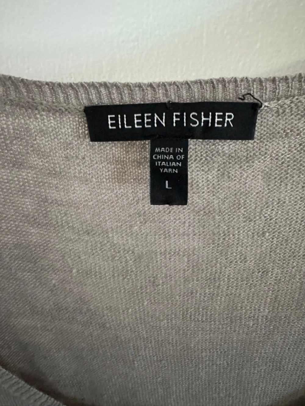 EILEEN FISHER SLEEVELESS FLOWY LINEN SILK LAGENLOOK SHIFT DRESS SZ L - Picture 4 of 7